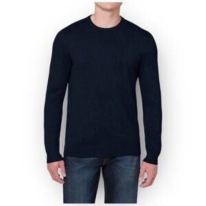 NWT Buffalo David Bitton Men’s Crew Neck Pullover Sweater Medium Midnight Blue